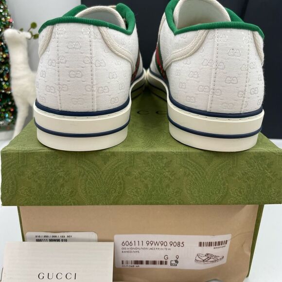 Men’s Gucci tennis 1977 low top mini GG sneakers size 9, made in Italy - Picture 4 of 6